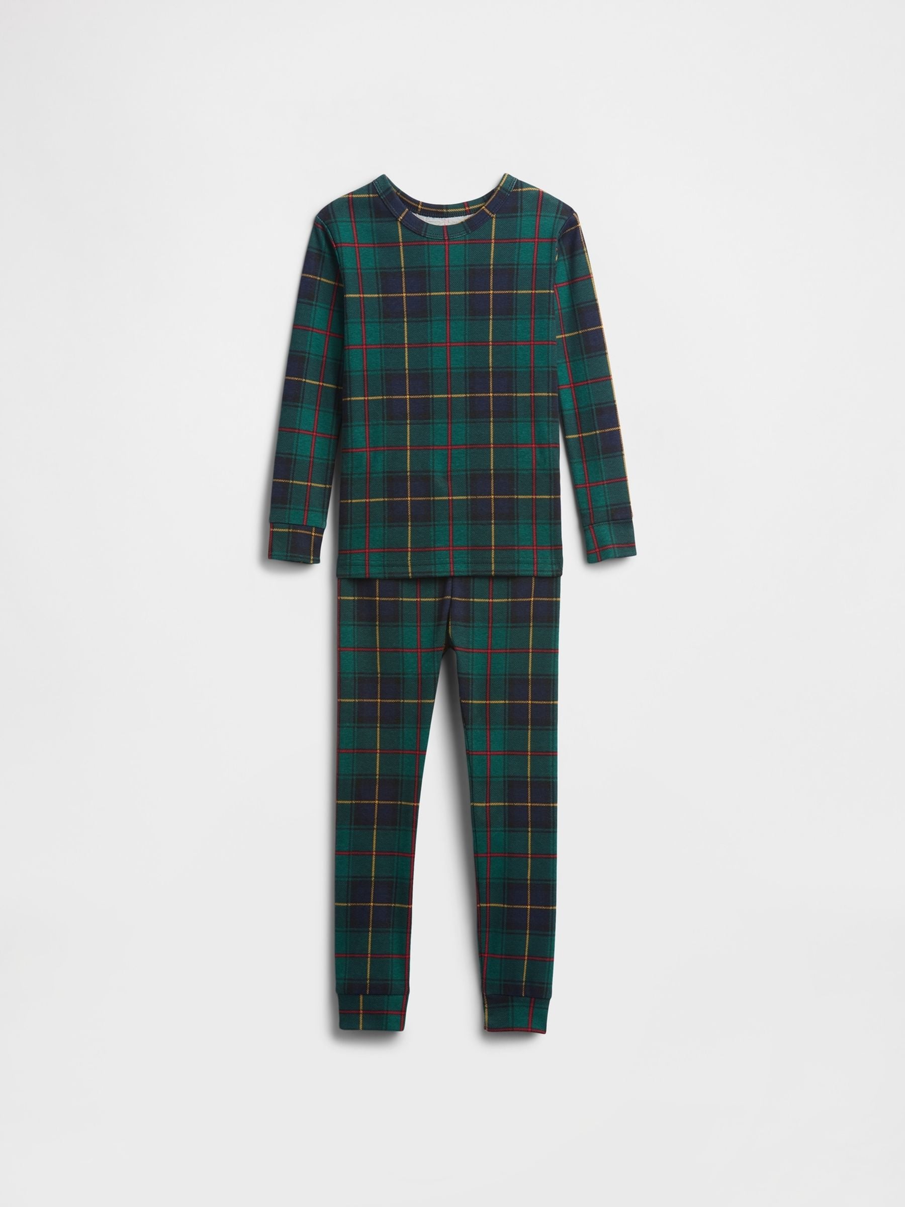 Groen met ruiten - Gap Bijpassende Familie Kerstmis Pyjama's (6mnd -5jr)
