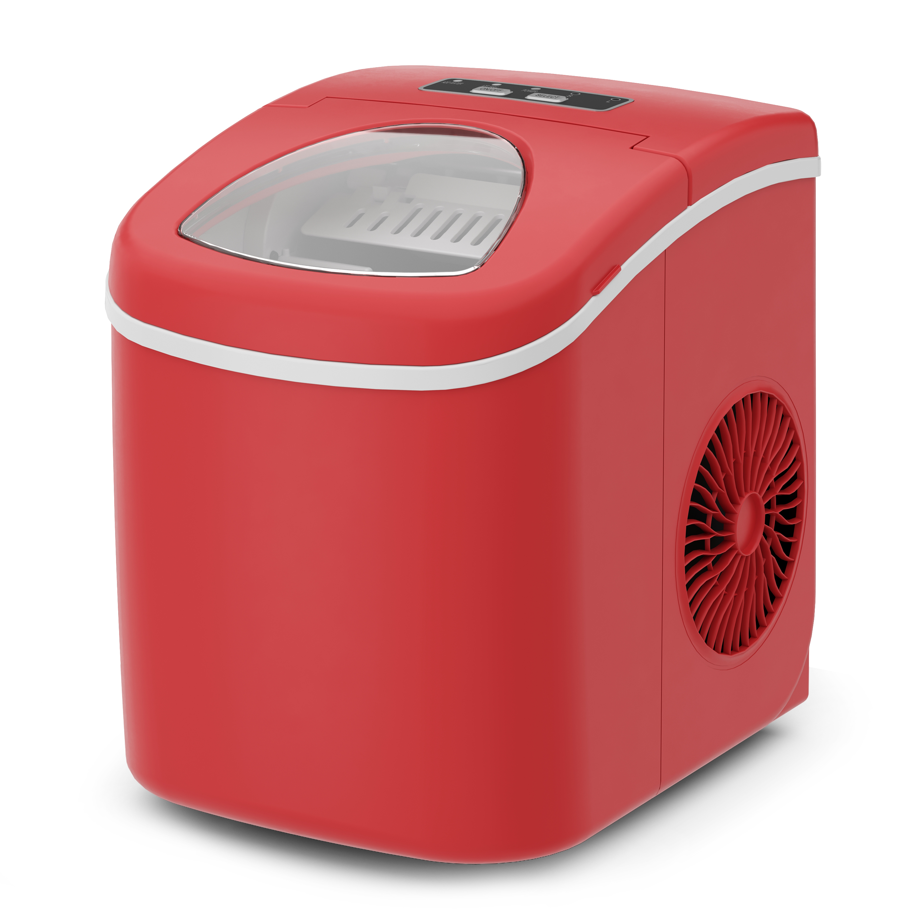 Eiswürfelmaschine rot 1.2L - 12 kg / 24 h