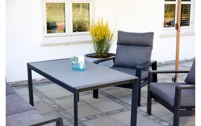 Schou Gartentisch »Lis, 144 x 74 cm, Schwarz«