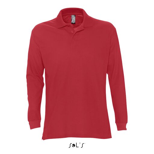 Camisa Polo Masculina Manga Longa Star Piqué