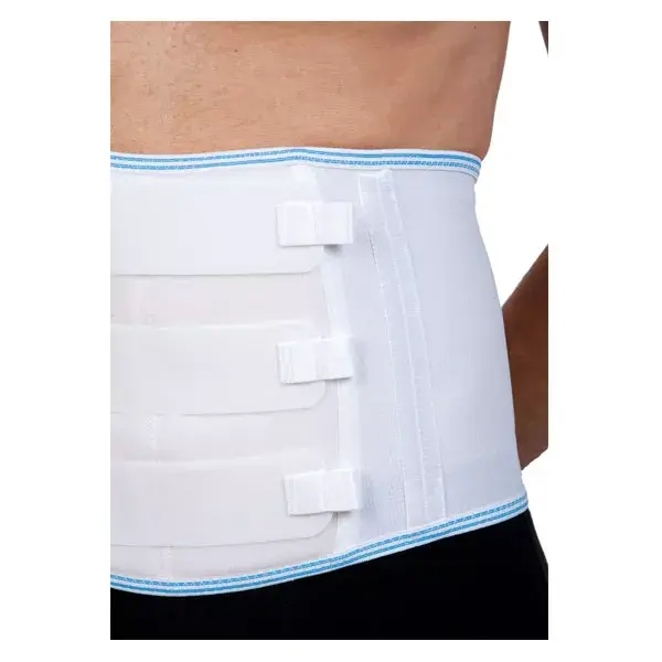 Cinta de suporte abdominal Cerecare Digibelt, 25 cm, tamanho 6, branca
