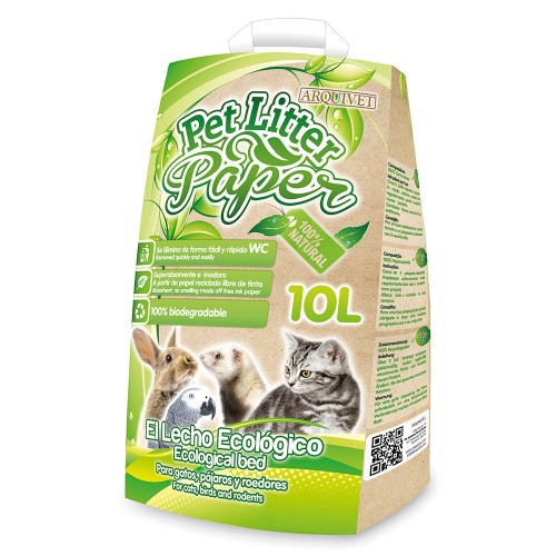 Papel higiênico para animais de estimação, tamanho médio, odor neutro