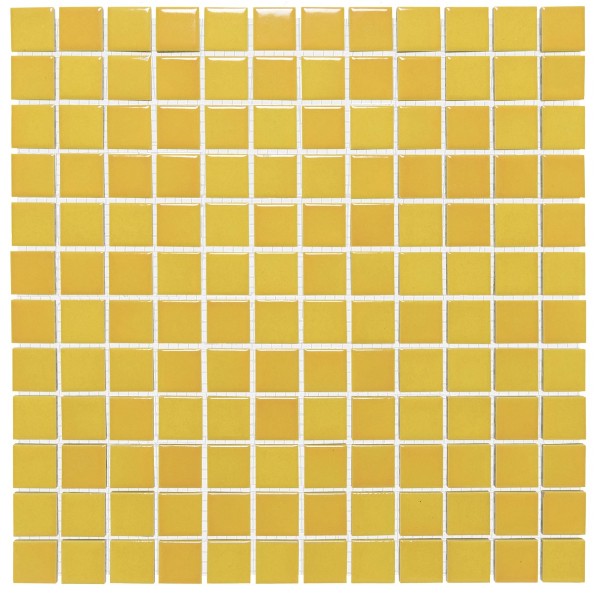 The Mosaic Factory Barcelona vierkante mozaïek tegels 30x30 flamed yellow