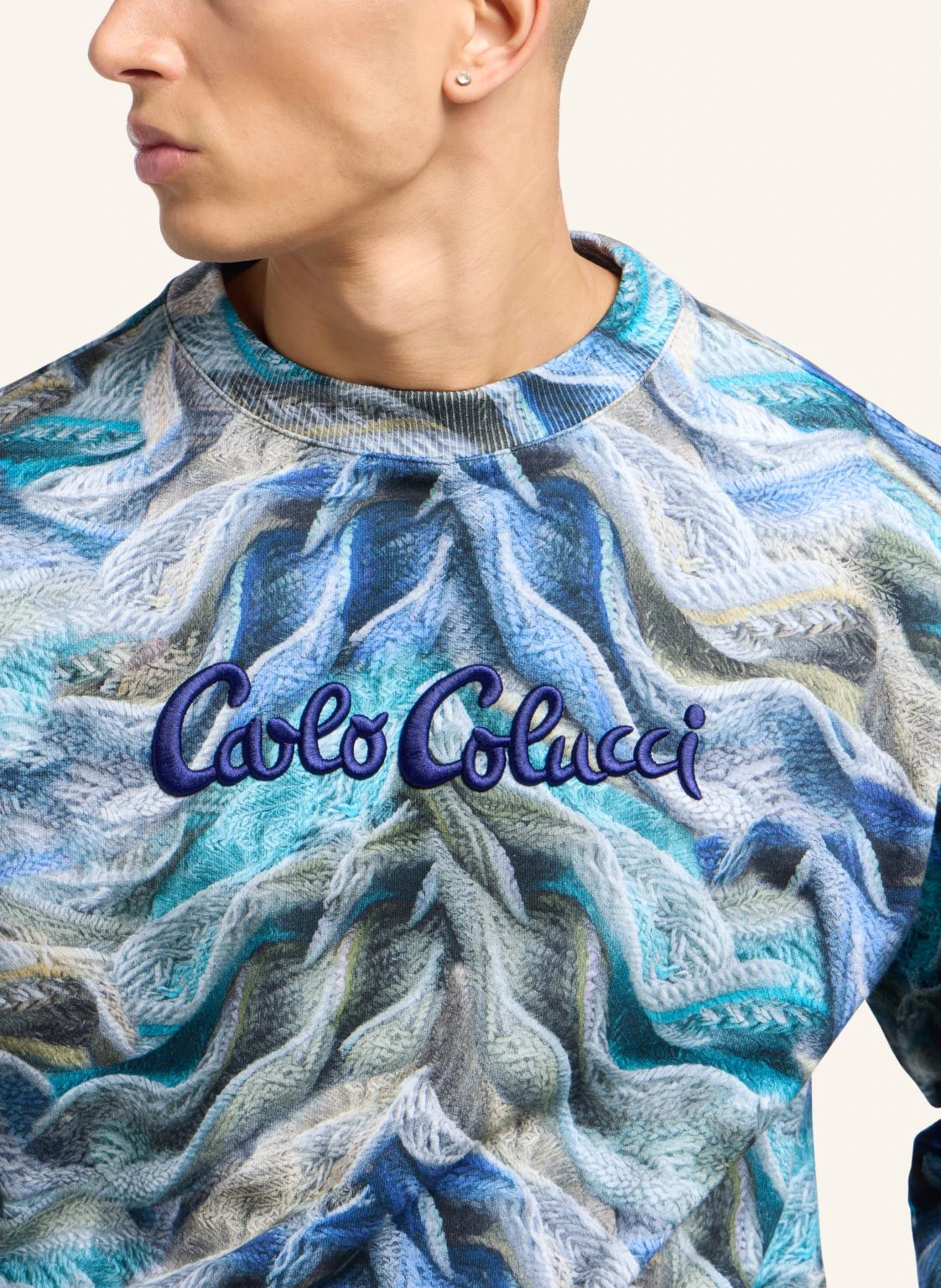 CARLO COLUCCI Sweatshirt - Artificial Knit DOTTI