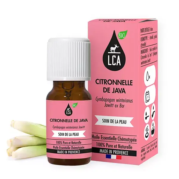 Óleo Essencial de Citronela de Java Orgânica LCA 10 ml