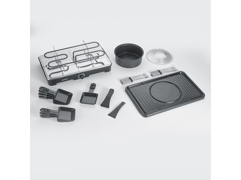Severin Raclette-Kombination RG 2347 Raclette-Fondue Kombination