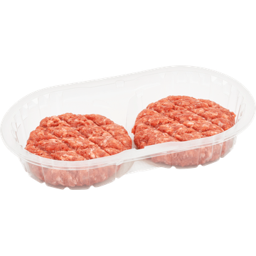 Jumbo Burger Rund- en Varkensvlees 2 Stuks