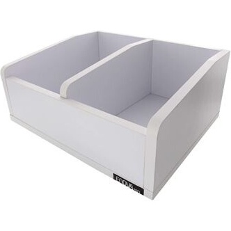 Accessoire platine vinyle Enova Hifi Bac vinyles 45T Blanc