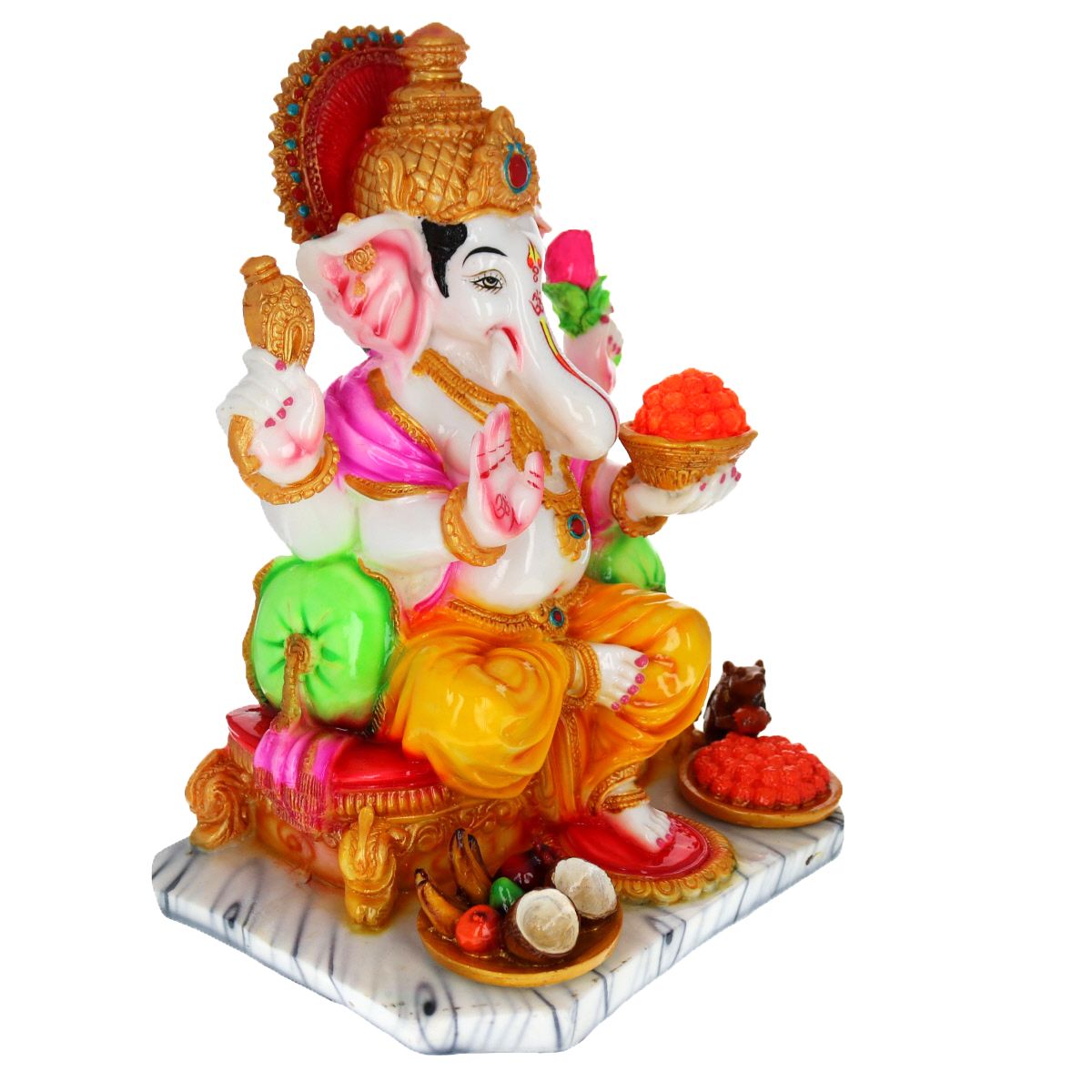 Grande statue divinité Lord Ganesha  Pondie Chérie