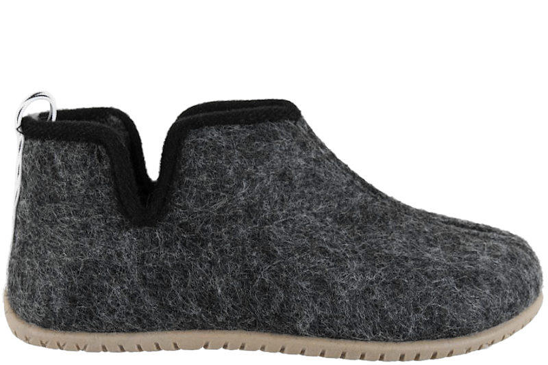 HUMMEL ZAP SLIPPER JR HJEMMESKO I GRÅ FILT