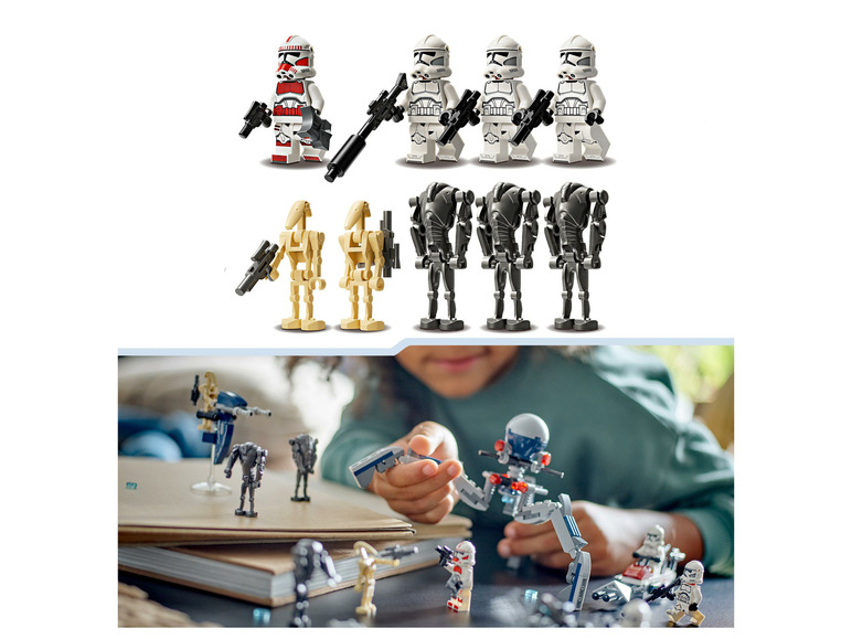 Clone Trooper™ & Battle Droid™ Battle Pack 75372