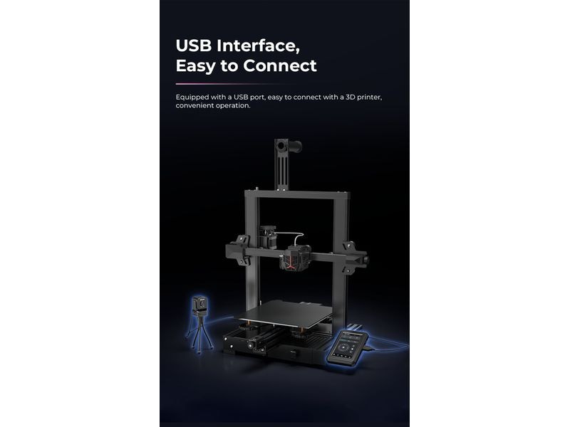 Creality Nebula Kamera, UBS, Nachtsicht, Zeitraffer Hochauflösende USB-Kamera mit Nachtsichtfunktion