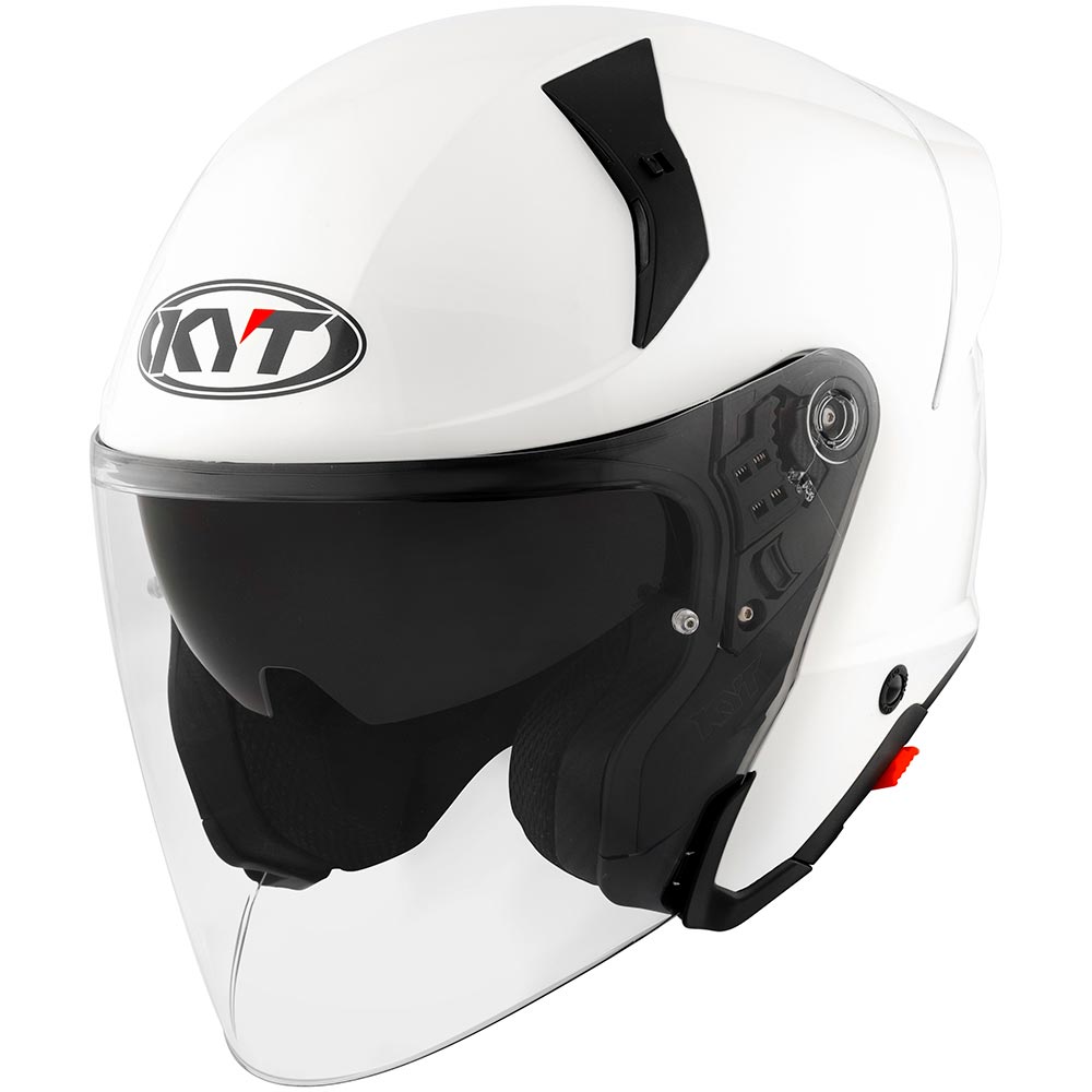 kyt - Casque TTR-Jet Plain Blanc