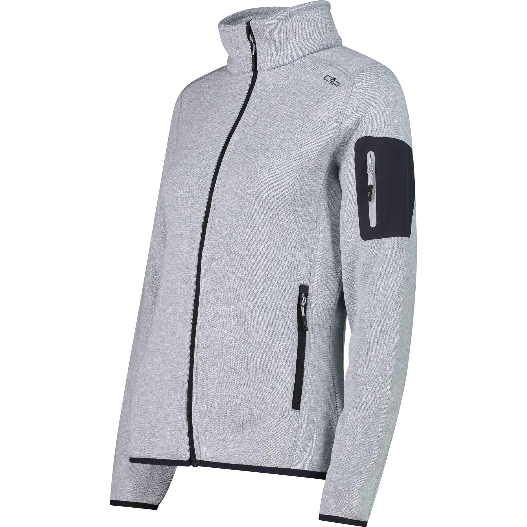 CMP Knit-Tech Fleecejacke Damen alluminio