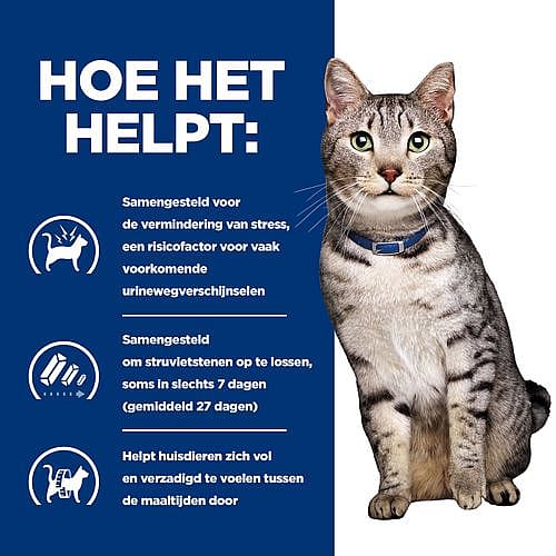 Hill's Prescription Diet CD Urinary Stress + Metabolic Urinary + Weight Care Kattenvoer Kip
