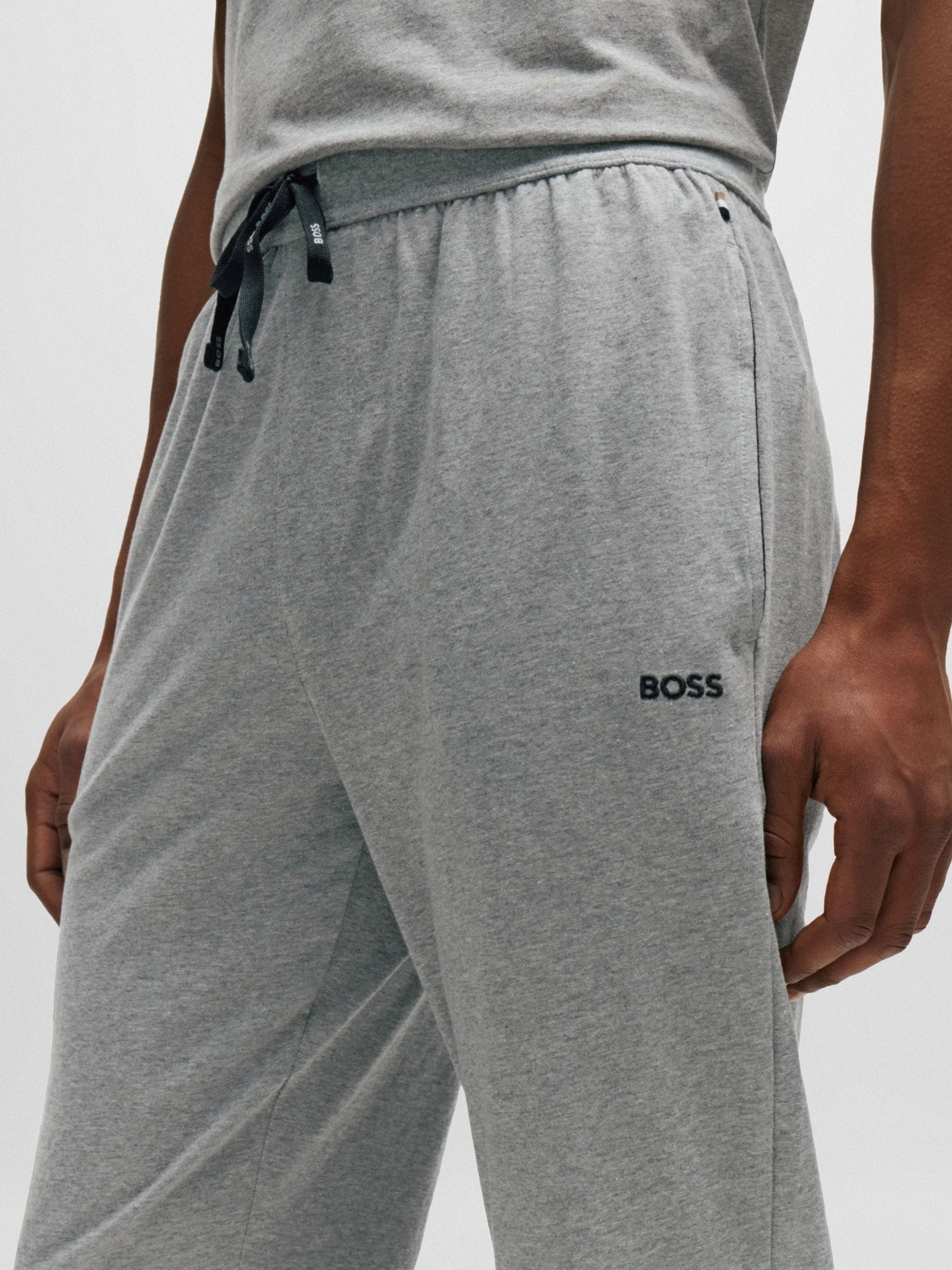 Lichtgrijs - BOSS stretchy katoenen Trainingspak