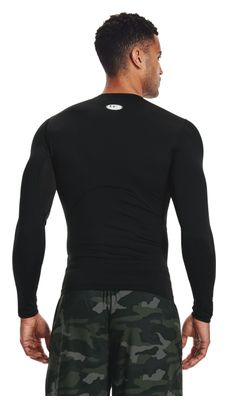 Maillot manches longues de compression Under Armour Heatgear Armour Noir