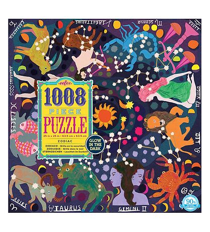 Eeboo Fluoreszierend Puzzlespiel - 1000 Teile - Sternzeichen
