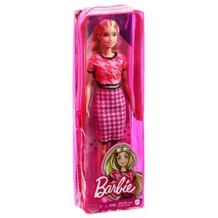 Barbie Fashionistas Puppe im Hahnentritt-Top/ Rock