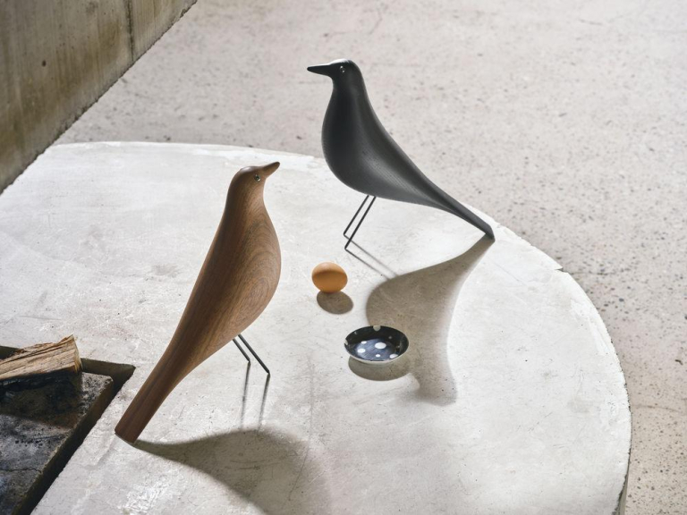 Vitra Eames House Bird vogel decoratie Ash Cotton White