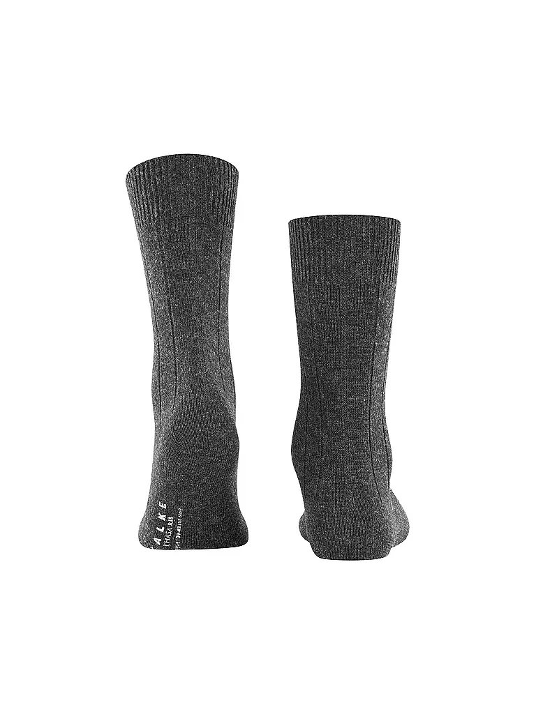 FALKE Socken LHASA RIB anthara mel grau