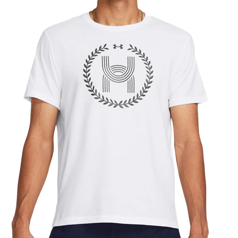 Under Armour T-shirt Blanc Homme Under Armour Run Everywhere