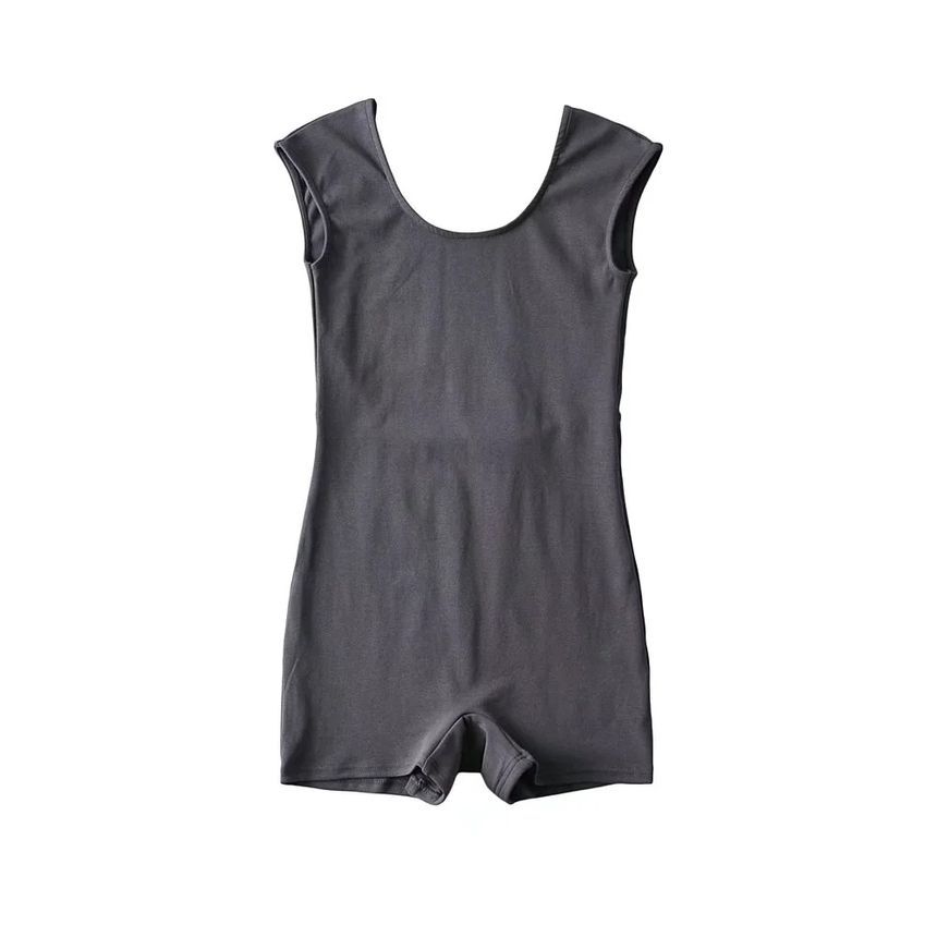 Floto - Effen romper met open rug