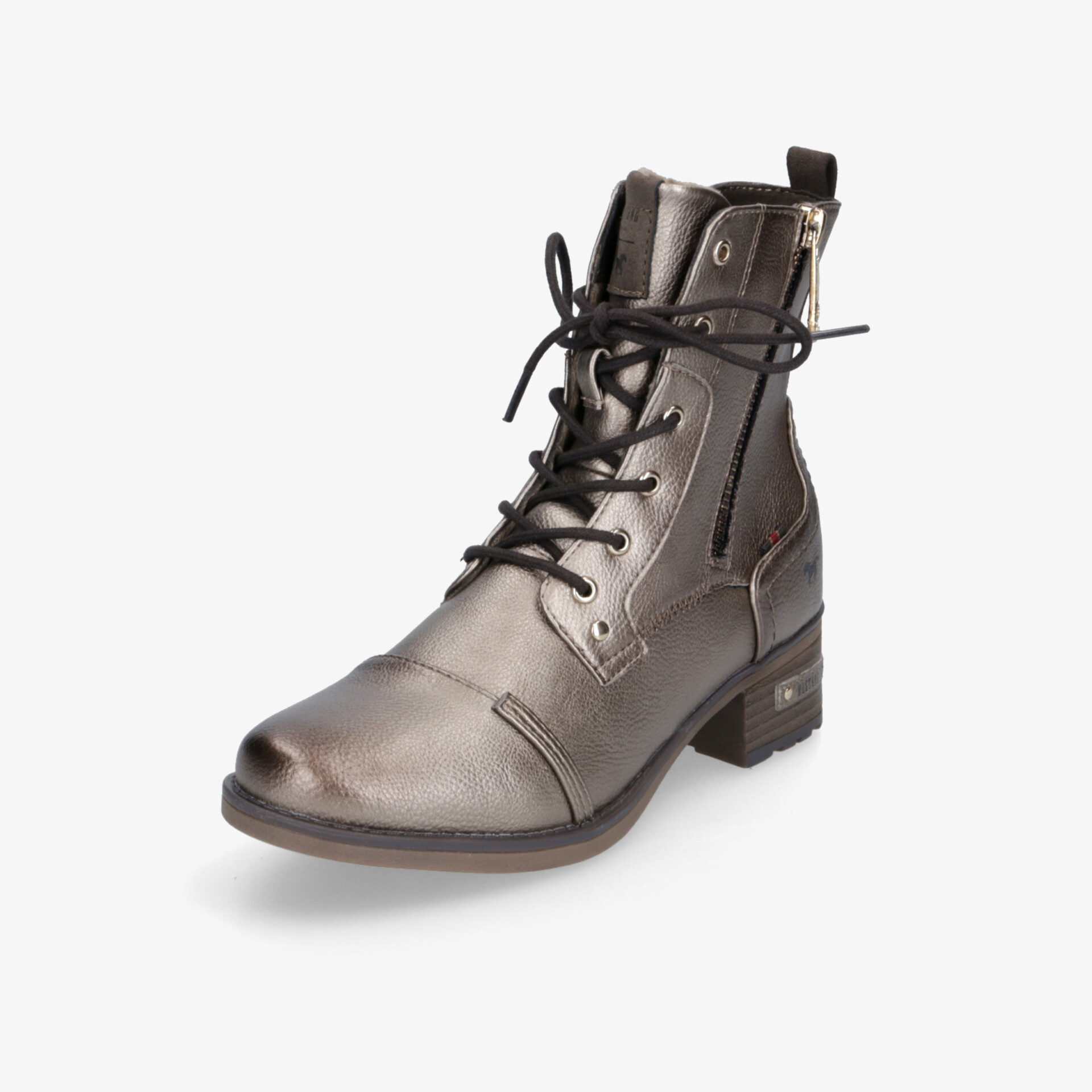 MUSTANG Damen Biker Boots gold