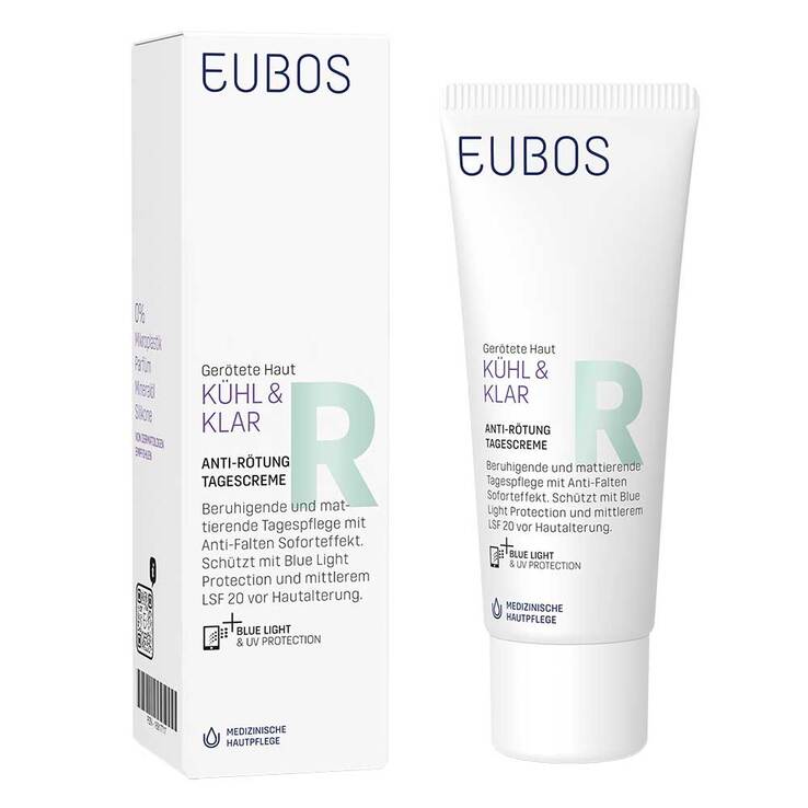 Eubos Kühl & Klar Anti-Rötung Tagescreme LSF 20, 40 ml