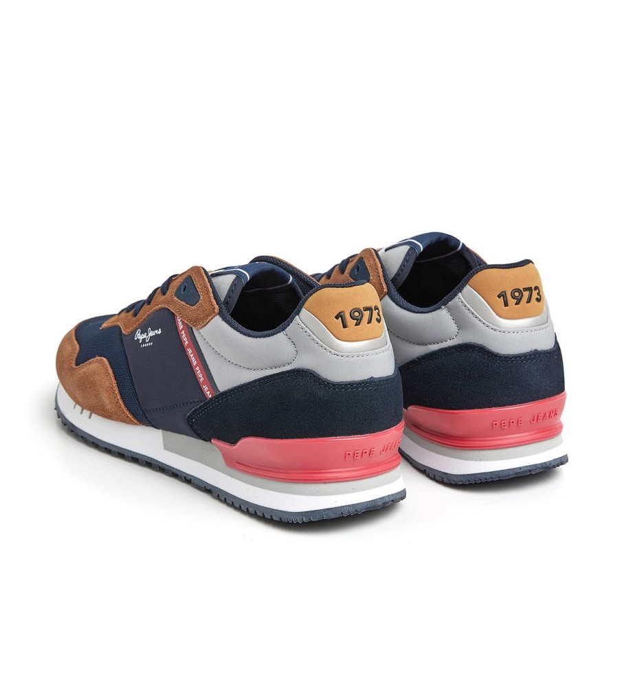 Tênis Pepe Jeans London Forest M em couro marrom