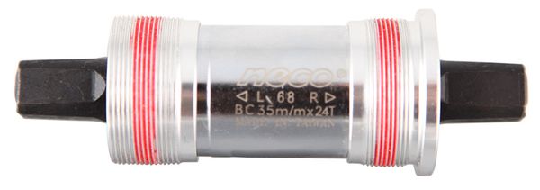 FRA 4-Kant-Tretlager für 68mm Gehäuse  silber schwarz  FRA 113.5mm
