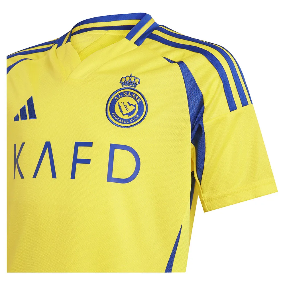 adidas Al Nassr FC 24/25 Ronaldo Heim Junior-Kurzarm-T-Shirt