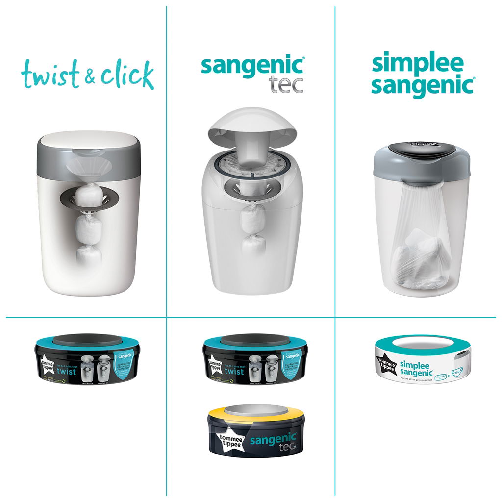 Tommee TippeeTommee Tippee   Sangenic Nachfüllkassetten Twist & Click 18er