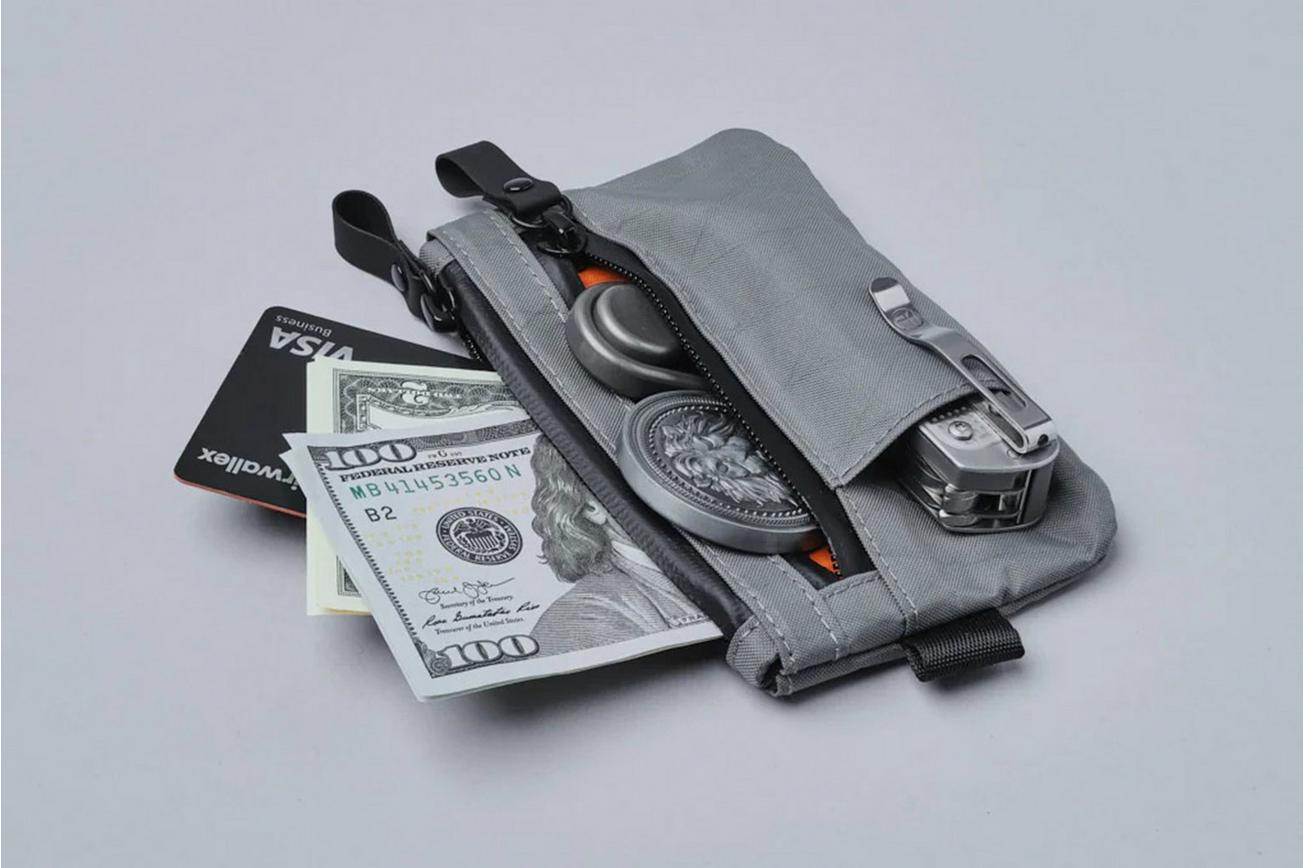 Alpaka Gear Zip Pouch Pro AD010190503 Dark Green, X-Pac VX21, portemonnee en EDC-organizer