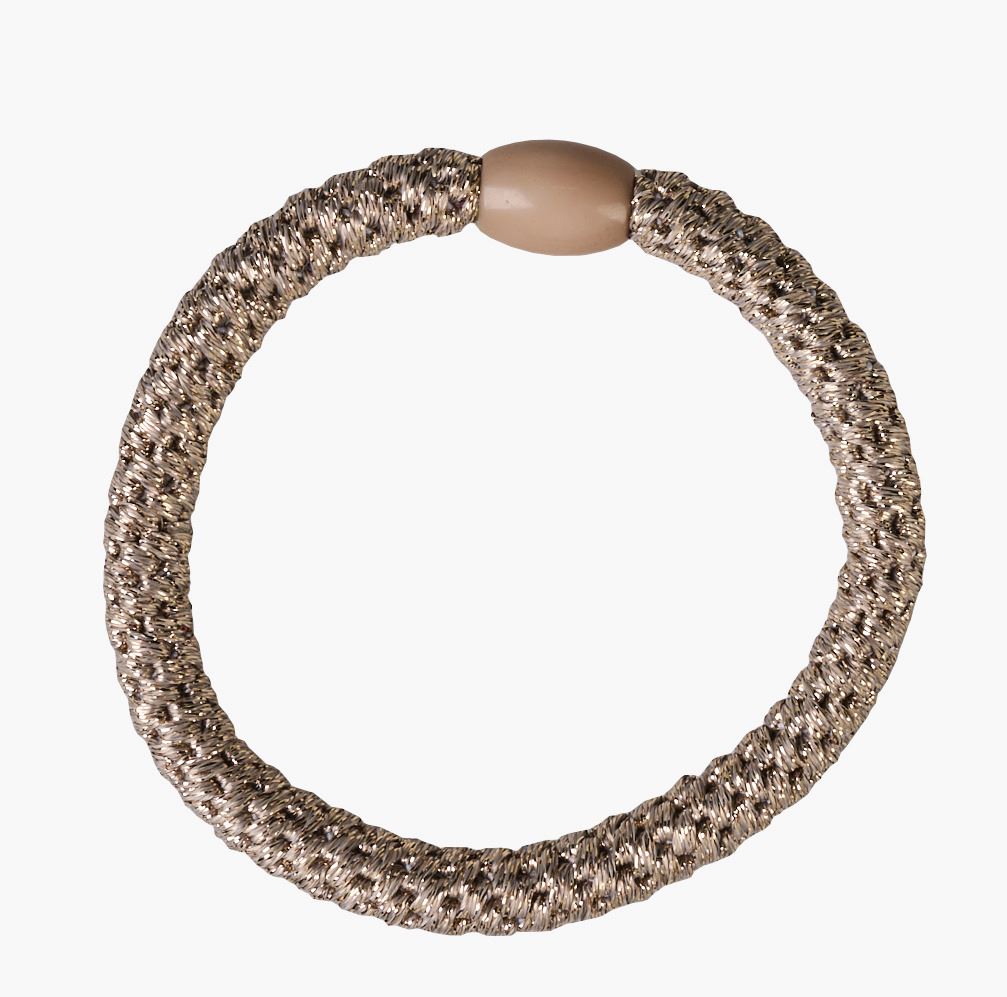 Hårstrikk bronse - 6,5x6,5 cm