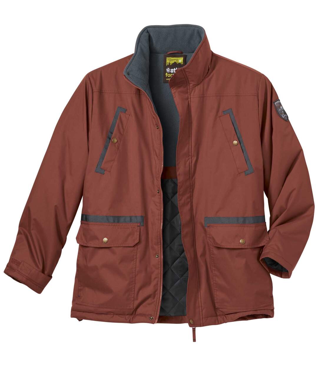 Parka Microfibre Capuche Amovible Mountain