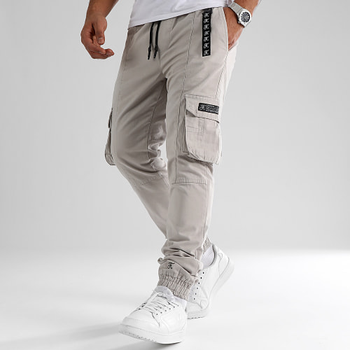 Pantalon Cargo Regular 1164 Gris Clair