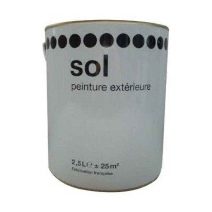 Peinture extérieure sol rouge tomette satin 2,5L