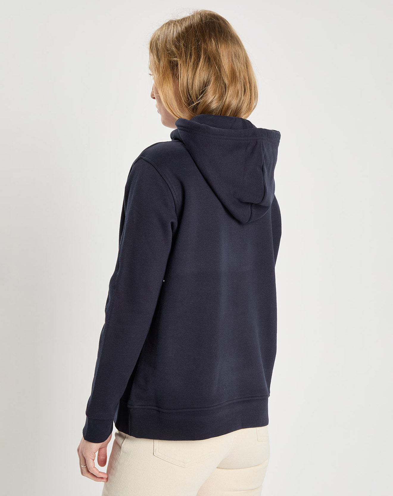 Tommy Hilfiger Sweat 100% Coton Bio Script bleu marine
