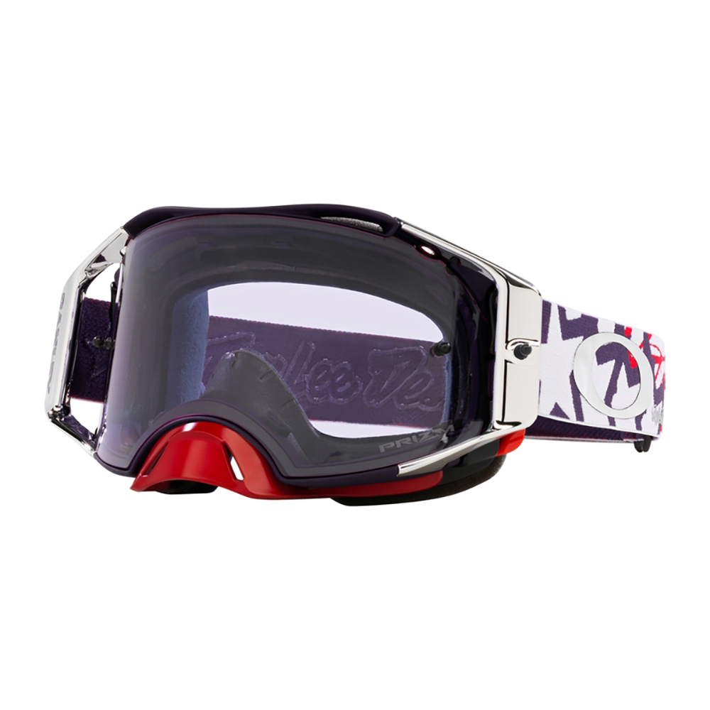 Oakley - Masque Airbrake MX Troy Lee Designs RWB Stars - Ecran Prizm Blanc / Violet