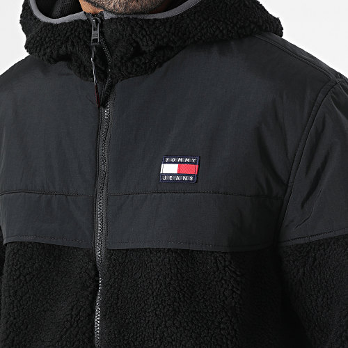 Veste Polaire Capuche Chicago Sherpa 6630 Noir