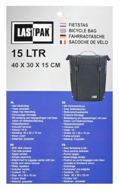 Sacoches pour vélos électriques étanches - Noir - 15L