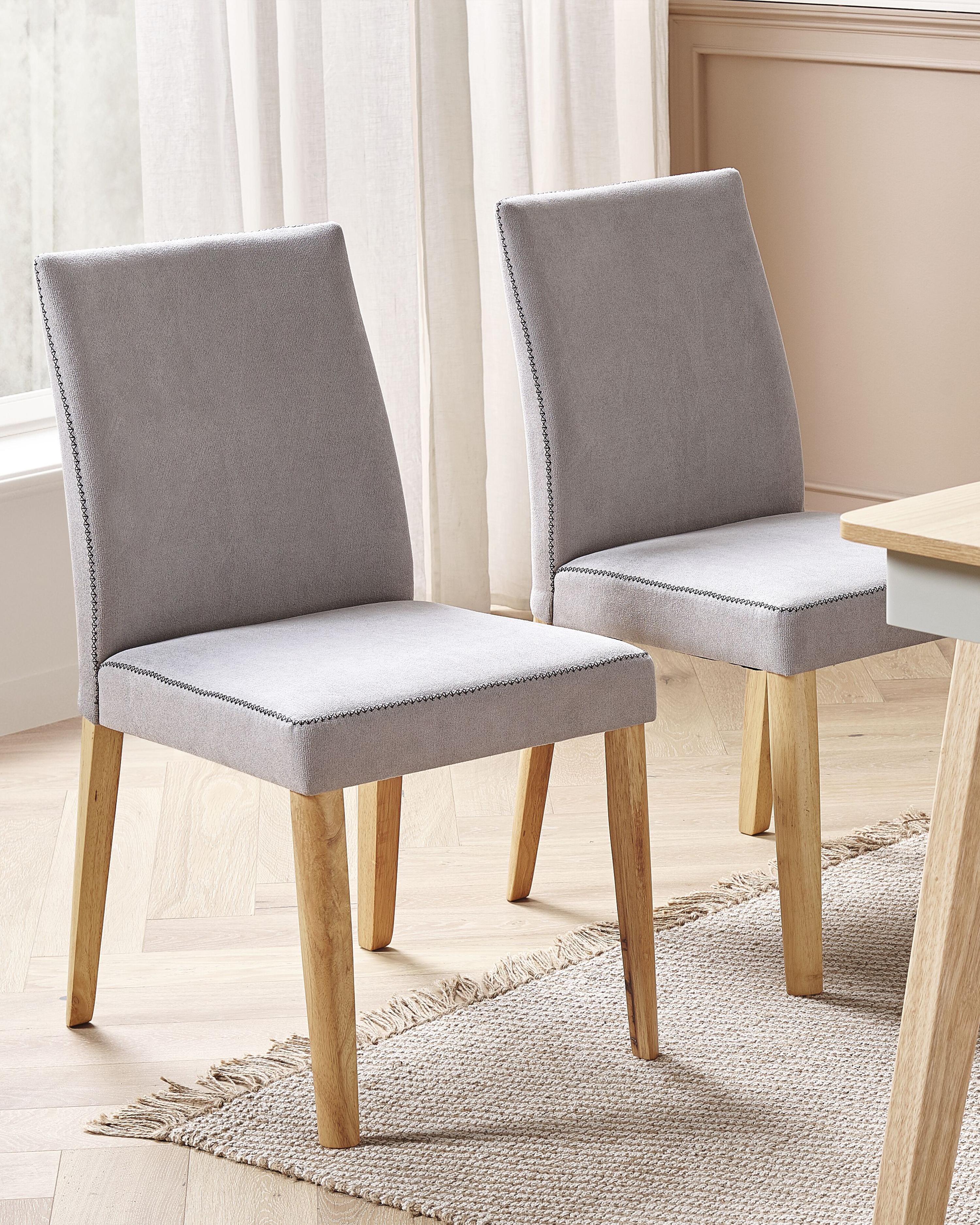 Set van 2 eetkamerstoelen PHOLA Grijs