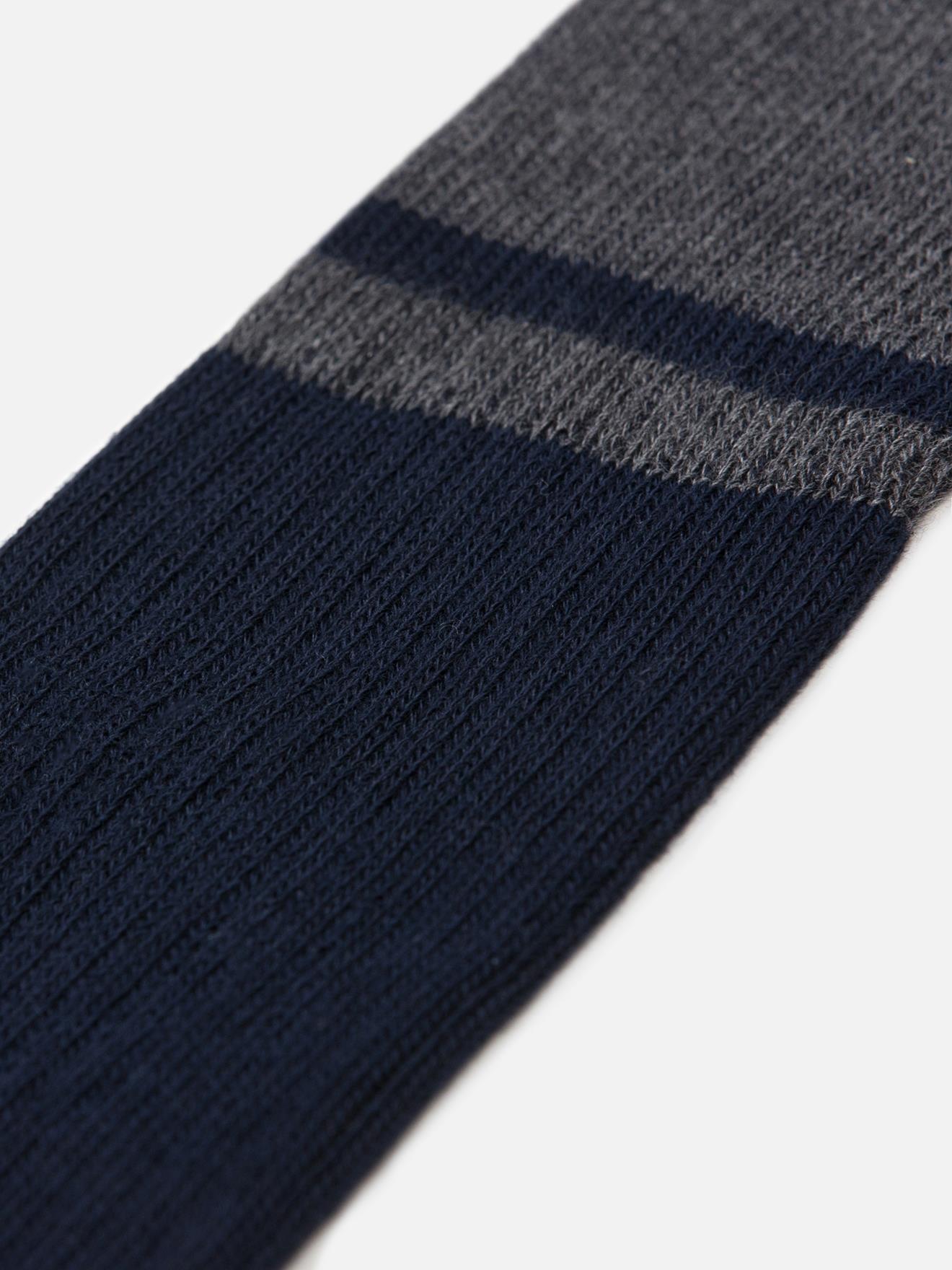 Chaussettes bicolores Bobby marine