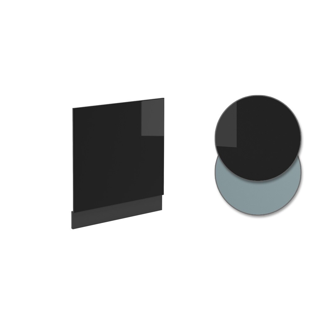Vicco Geschirrspülerblende Küchenmöbel R-Line Solid Anthrazit Schwarz 60 cm modern