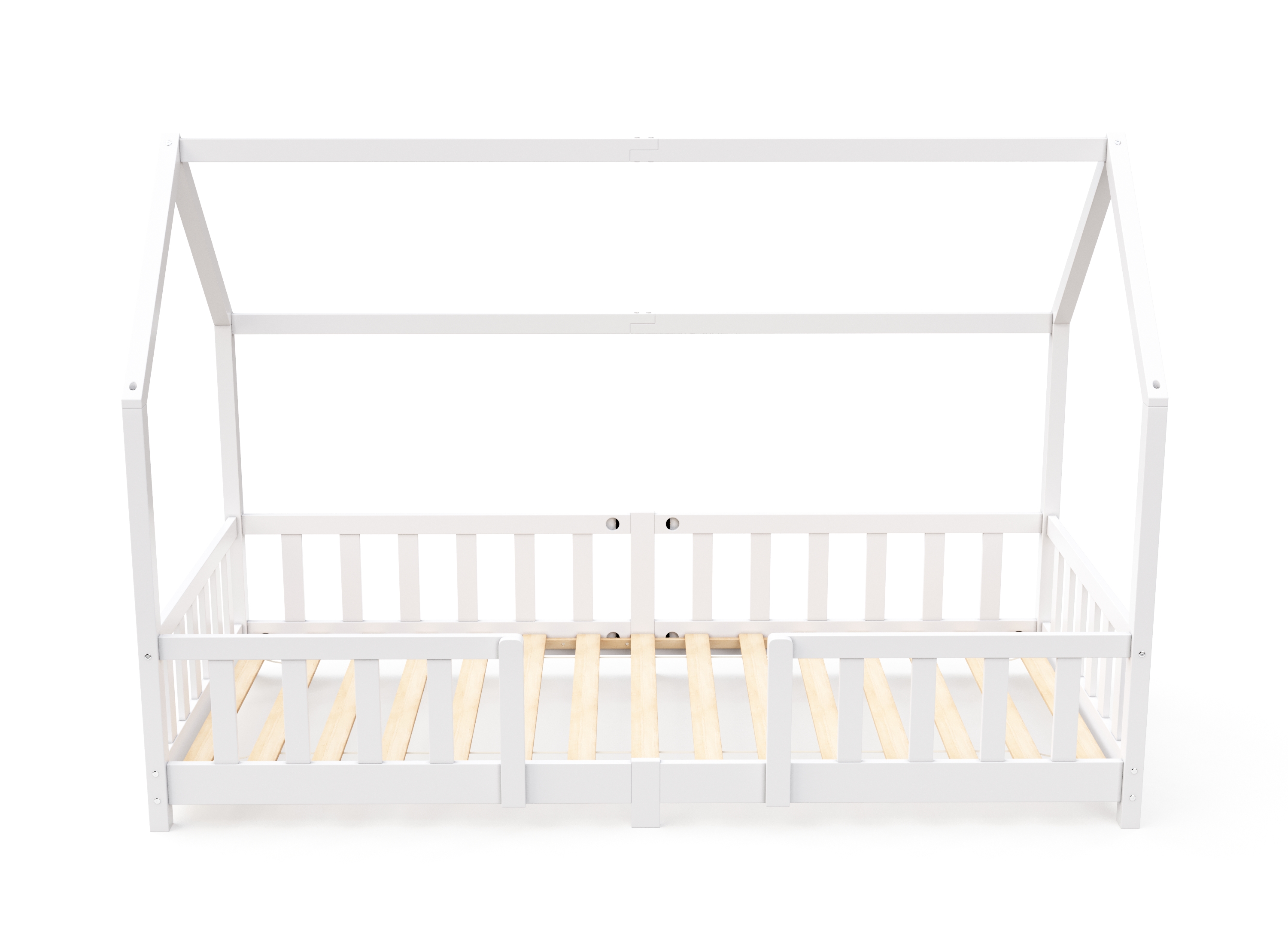 Kinderbett MAISON 90 x 200 cm weiss