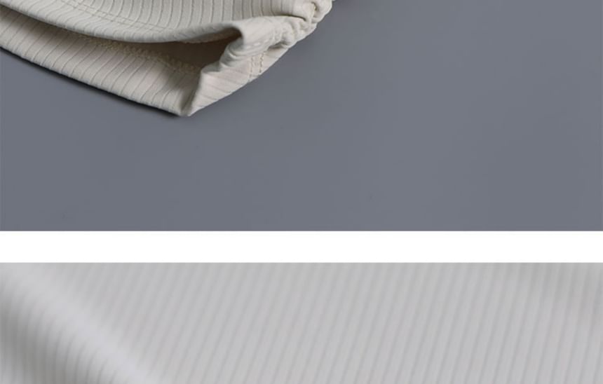 Claduodoe - Sport-T-shirt met korte mouwen, ronde hals en gerimpelde afwerking