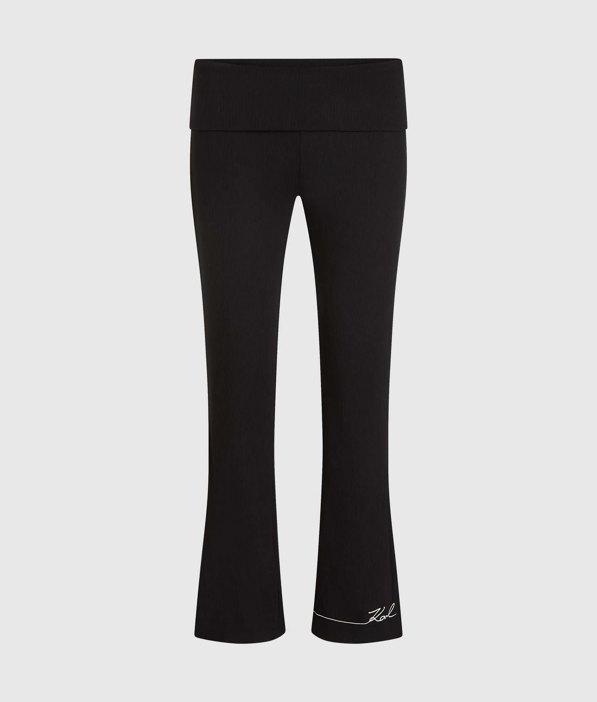 Handtekening loungewear uitlopende broek