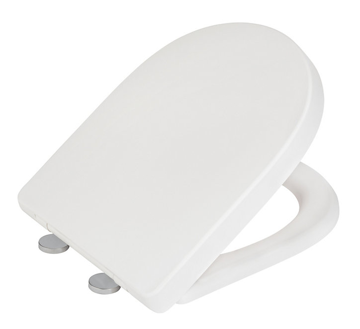 Abattant WC déclipsable blanc avec frein de chute Exclusive