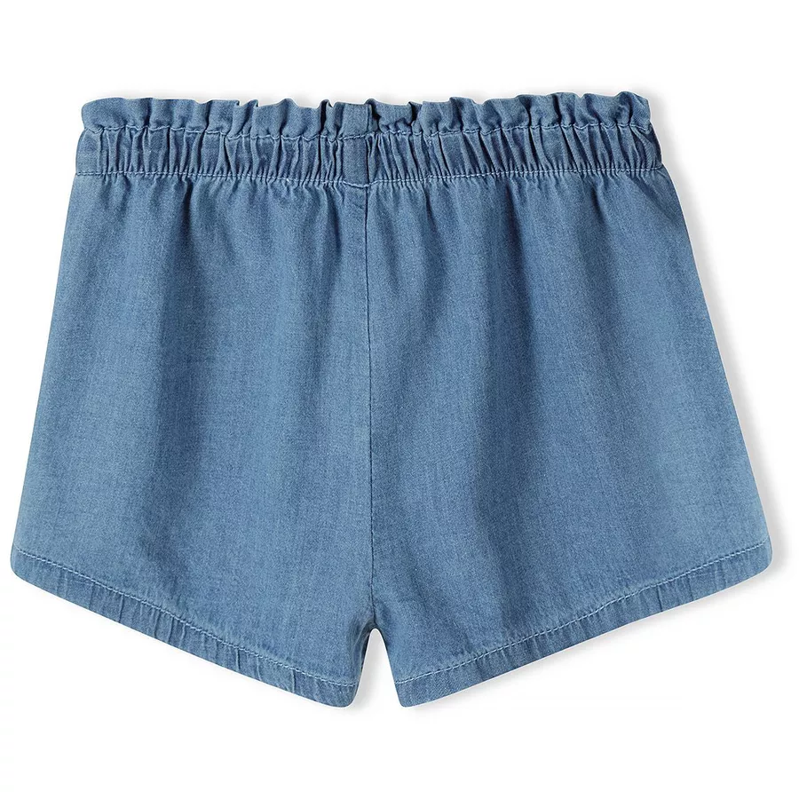 MINOTI Top und Shorts im Set Denim-Blau